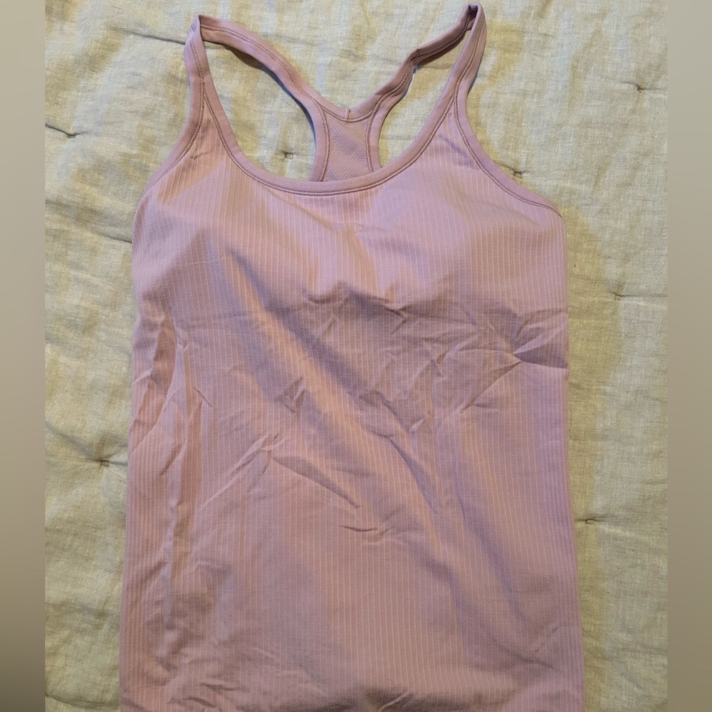 Lululemon racer back tank with built in bra